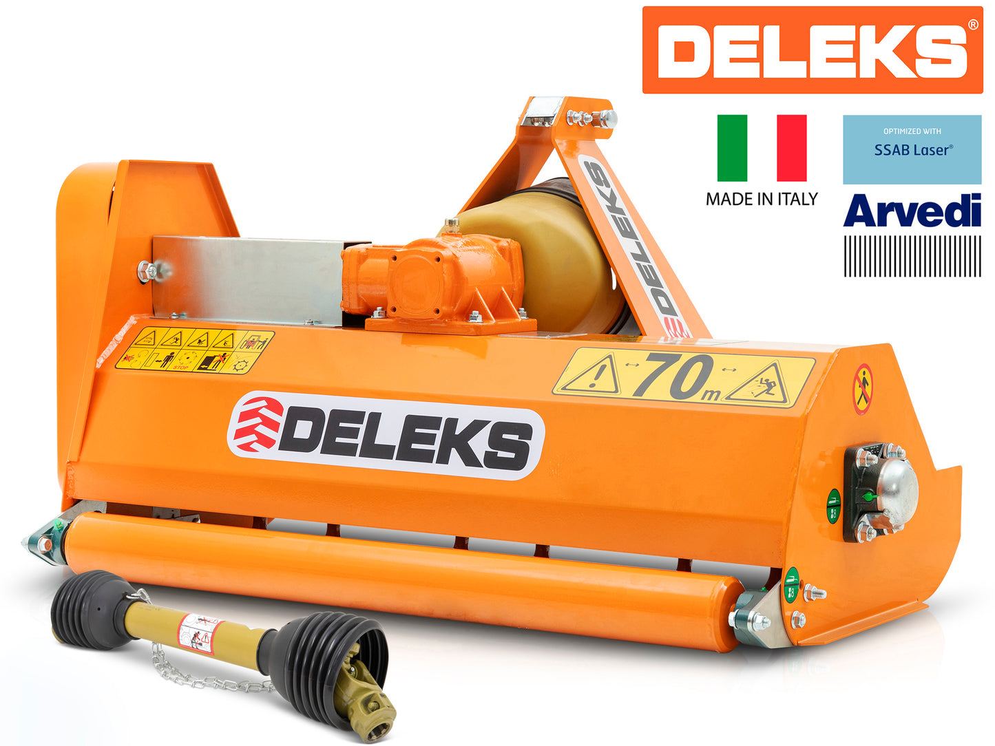 Deleks APE Flail Mowers for Compact Tractors