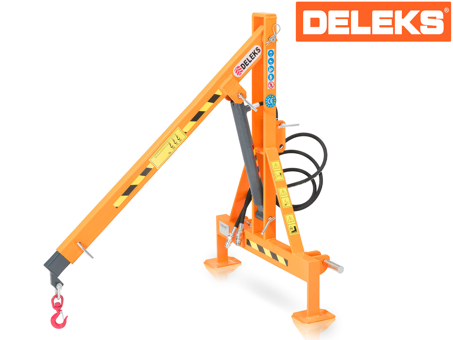 Deleks Hydraulic Cranes for Small and Compact Tractors