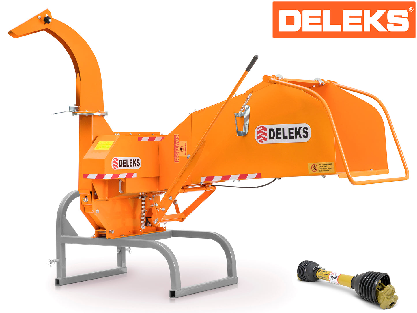 Deleks DK-1200 Wood Chipper, PTO-Driven