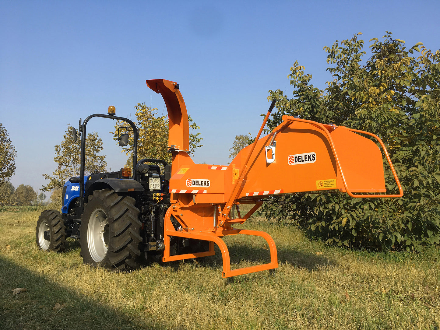 Deleks DK-1200 Wood Chipper, PTO-Driven