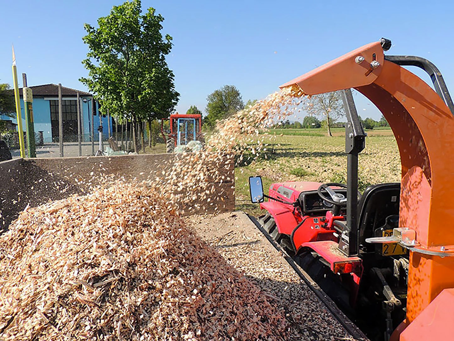 Deleks DK-1200 Wood Chipper, PTO-Driven