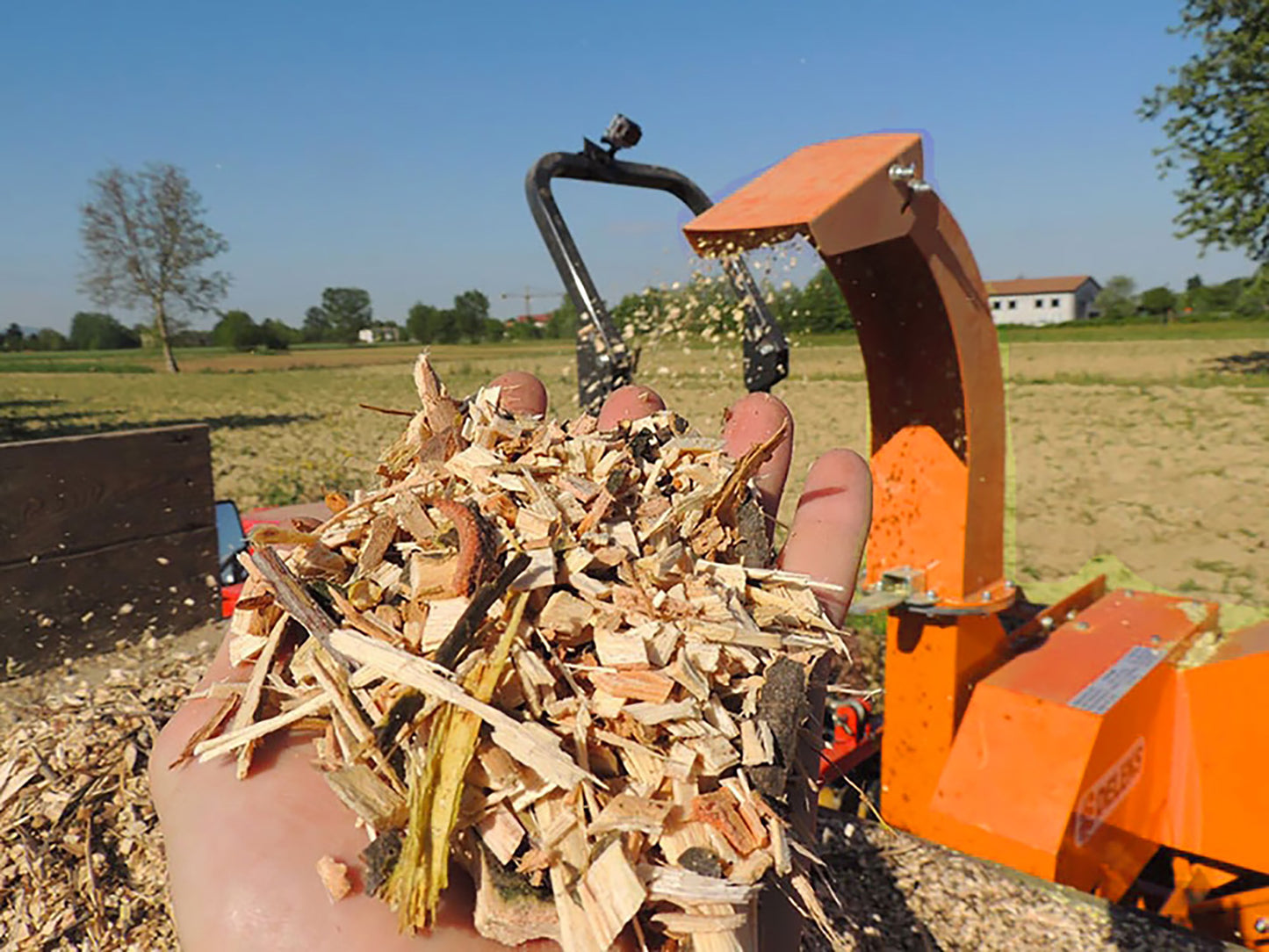 Deleks DK-1200 Wood Chipper, PTO-Driven