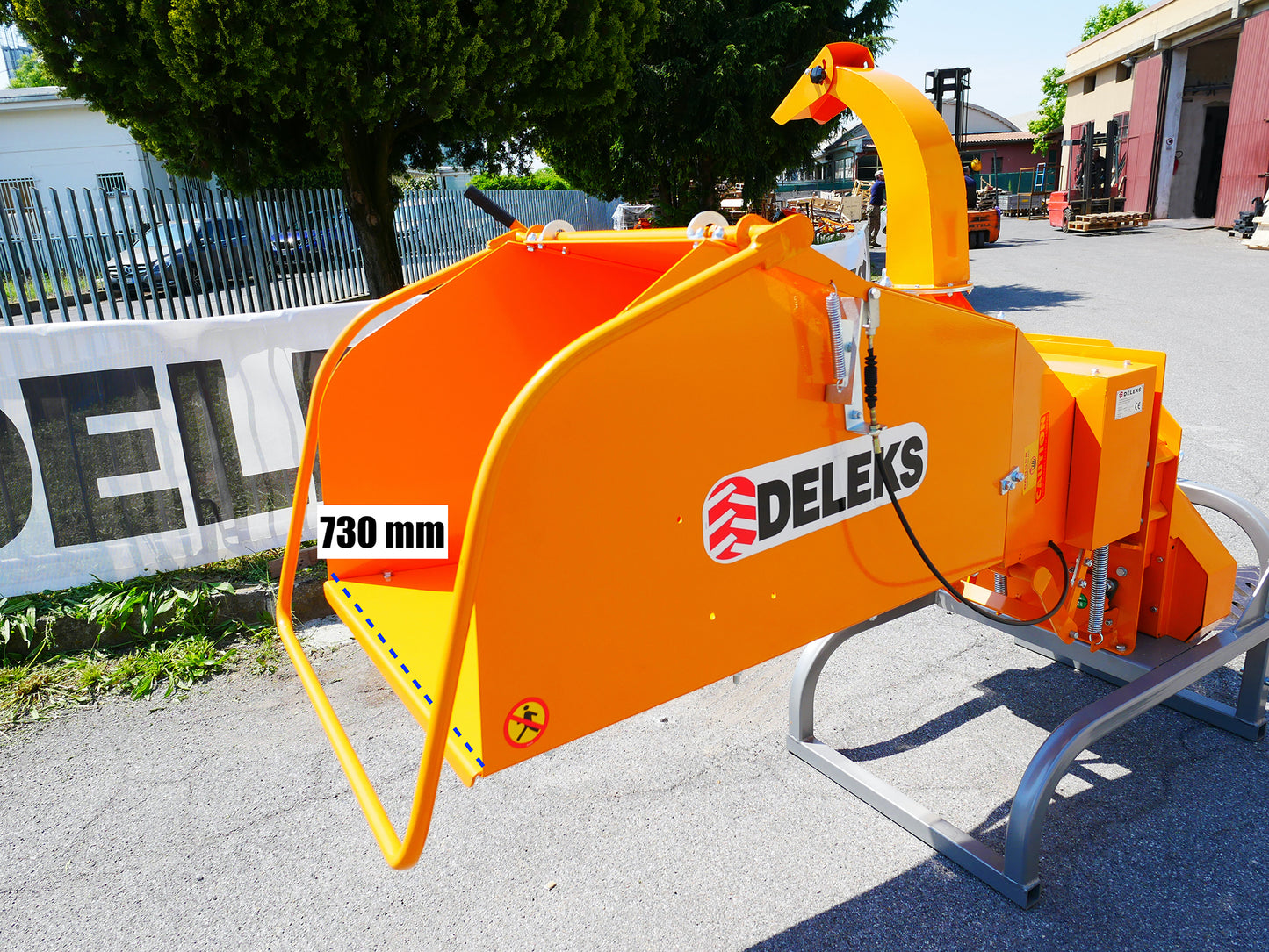 Deleks DK-1200 Wood Chipper, PTO-Driven