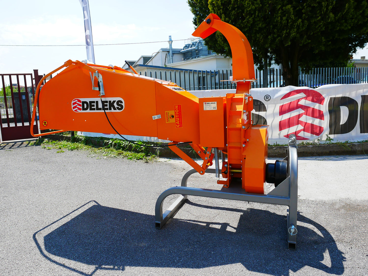 Deleks DK-1200 Wood Chipper, PTO-Driven