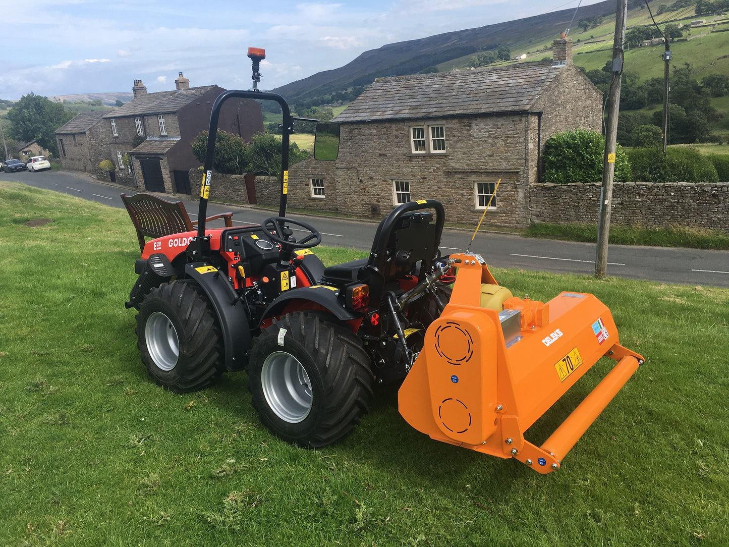 Deleks APE Flail Mowers for Compact Tractors