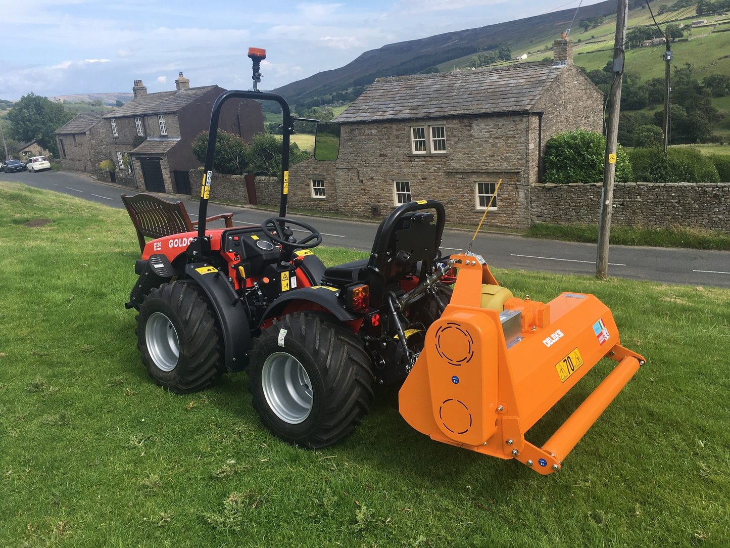 Deleks LINCE-80 Flail Mowers for Narrow Areas