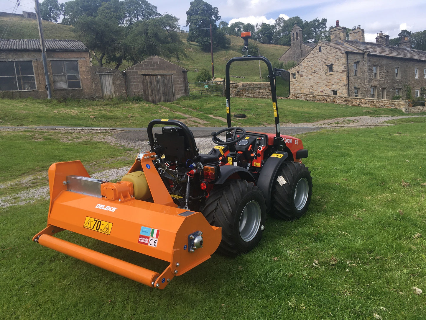 Deleks APE Flail Mowers for Compact Tractors