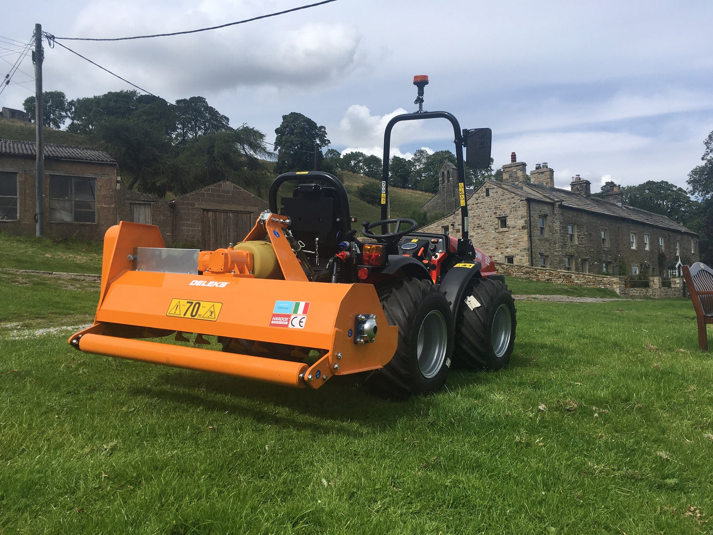 Deleks APE Flail Mowers for Compact Tractors