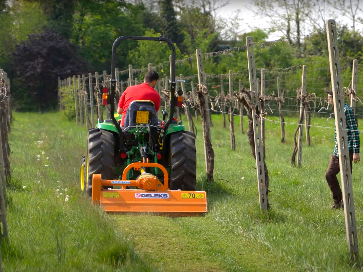 Deleks LINCE Flail Mowers with Adjustable Sideshift