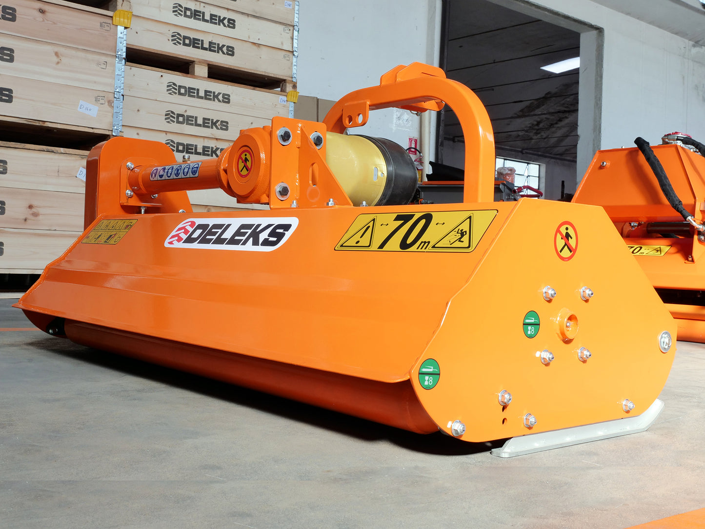 Deleks LINCE Flail Mowers with Adjustable Sideshift