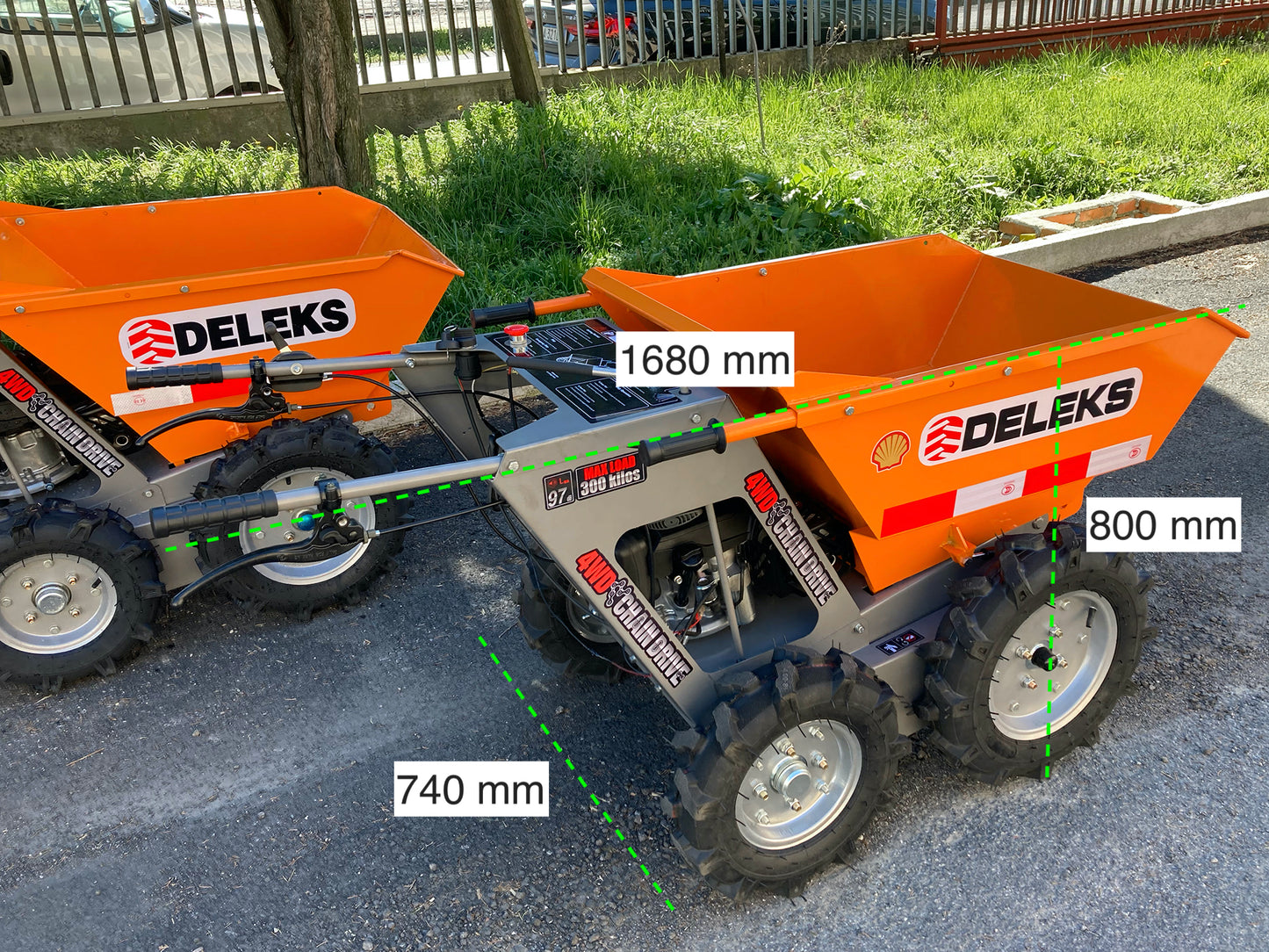 Power Barrow dimensions
