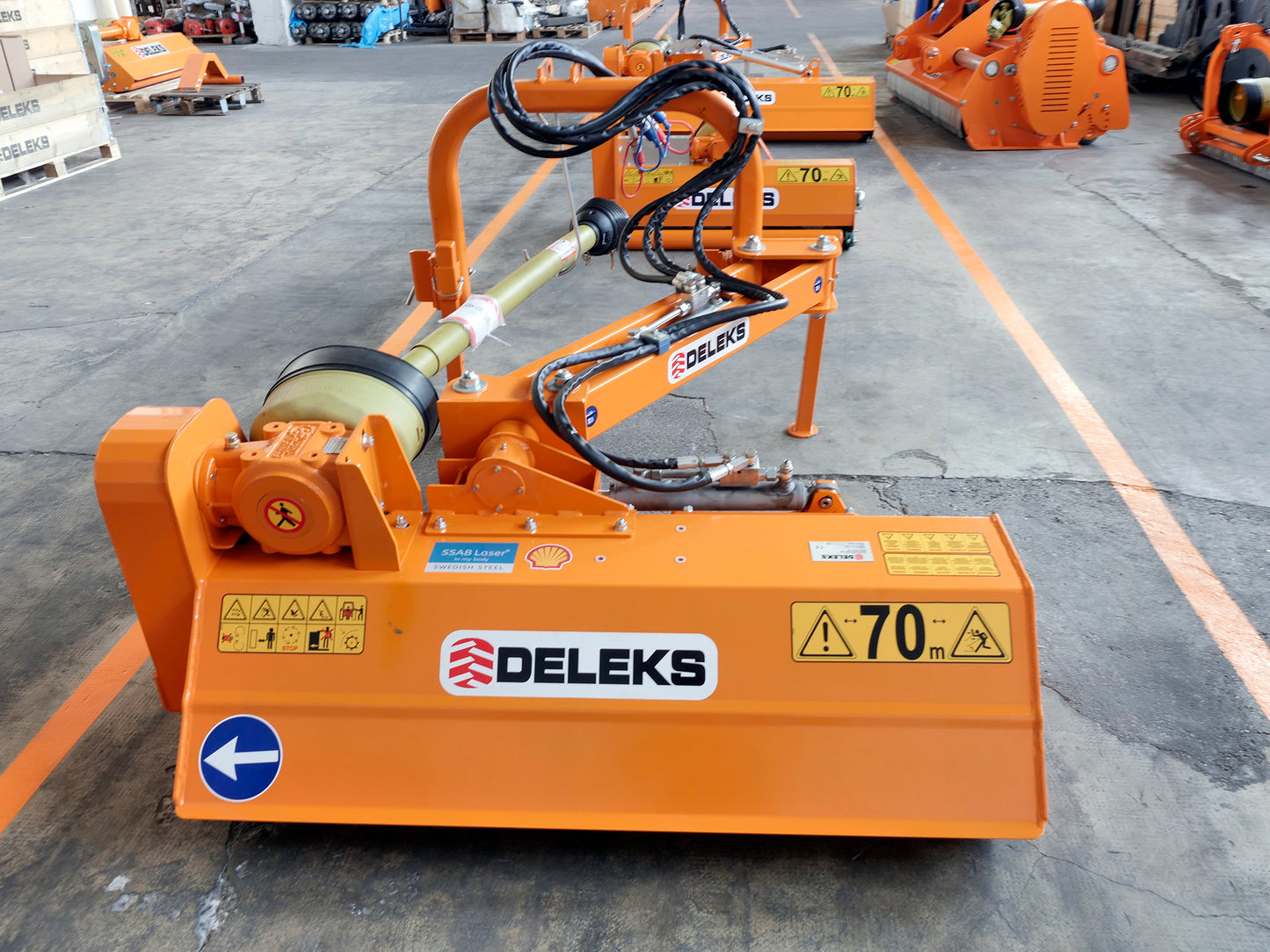 Deleks VOLPE Offset Verge Flail Mowers