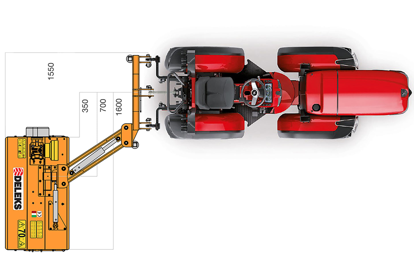 Deleks VOLPE Offset Verge Flail Mowers