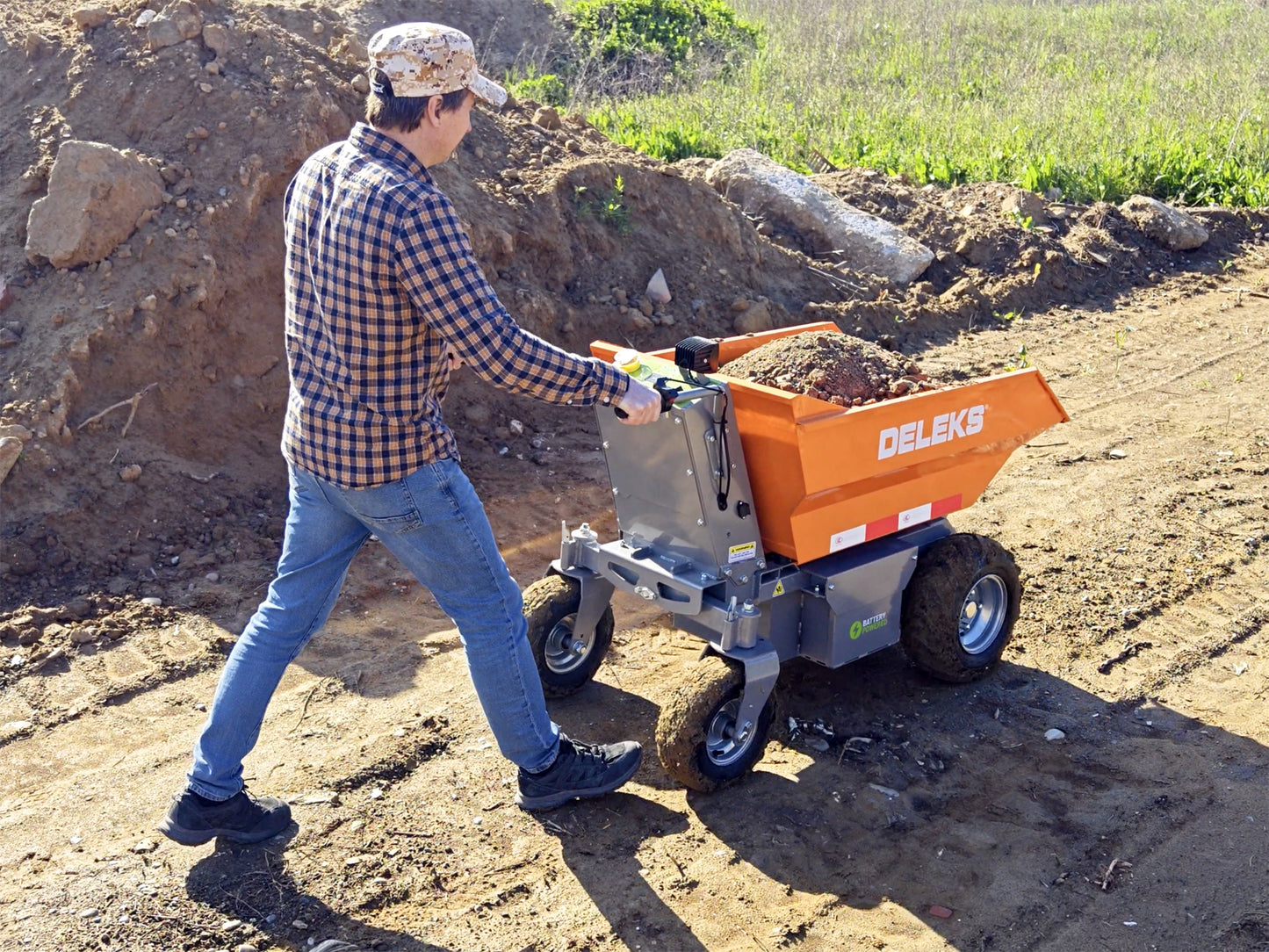 Deleks Electric Wheelbarrow - out of stock