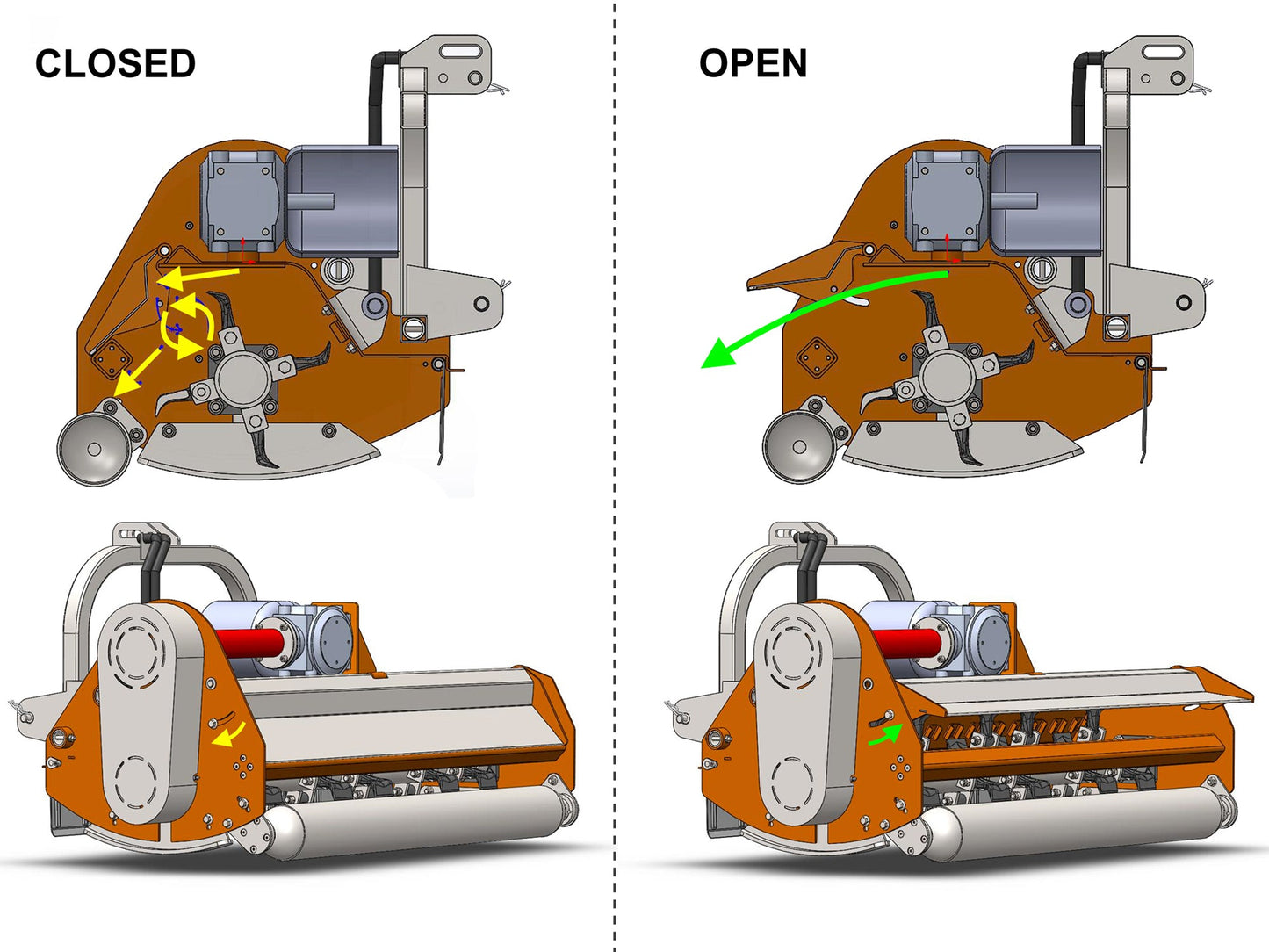 Deleks LEOPARD-SP-160 Sideshift Flail Mowers