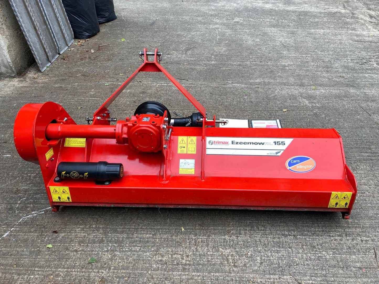 Secondhand Trimax Ezeemow FX155 for Compact Tractor - £2800 No VAT
