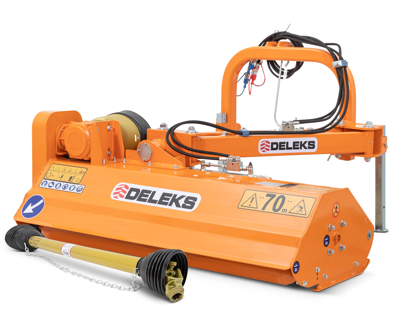 CTM and Deleks.uk Volpe Offset Verge Flail Mowers for compact tractors